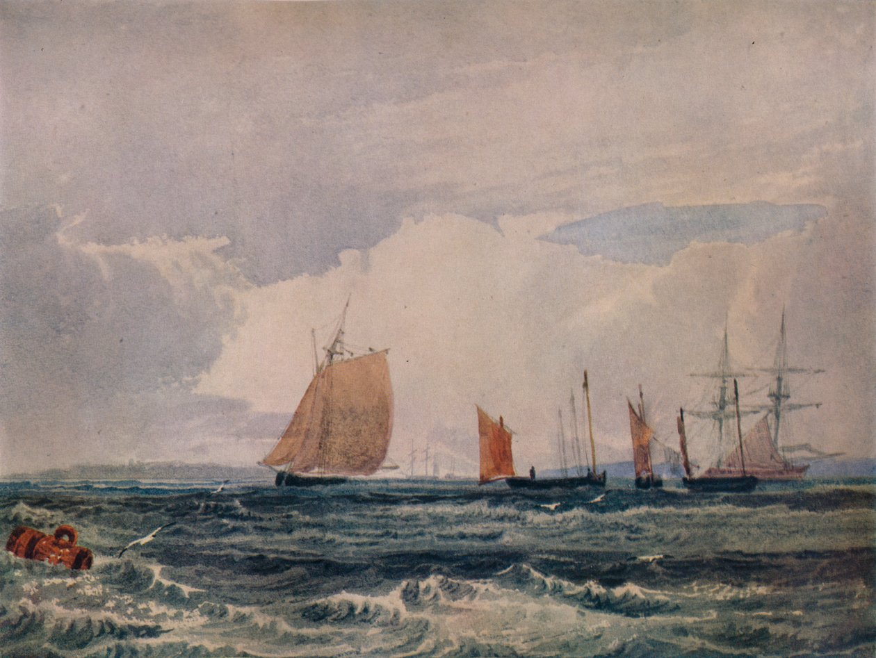 Off Plymouth, c1827 alkotó: Samuel Prout