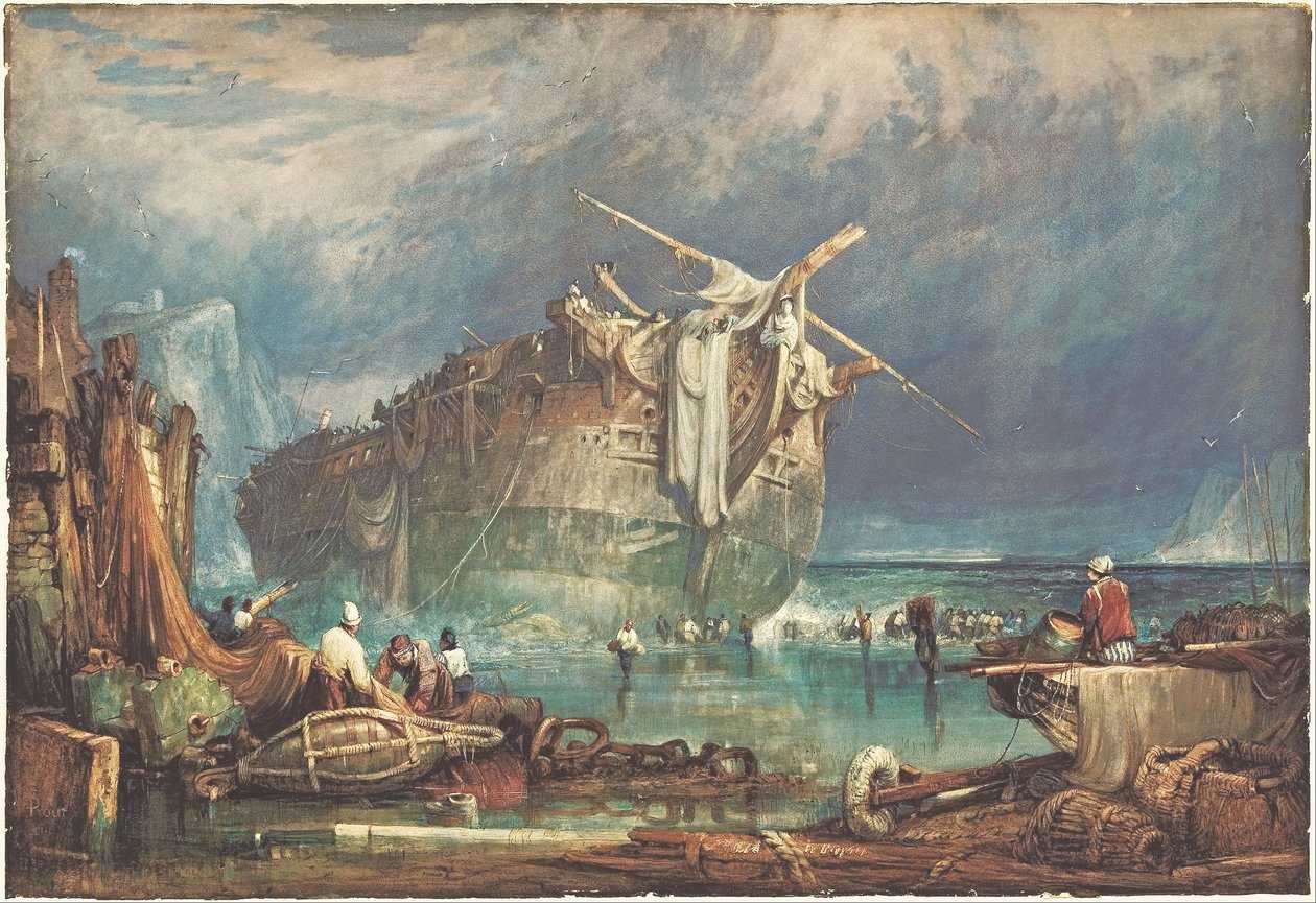 Mentés a hajóroncsból alkotó: Samuel Prout