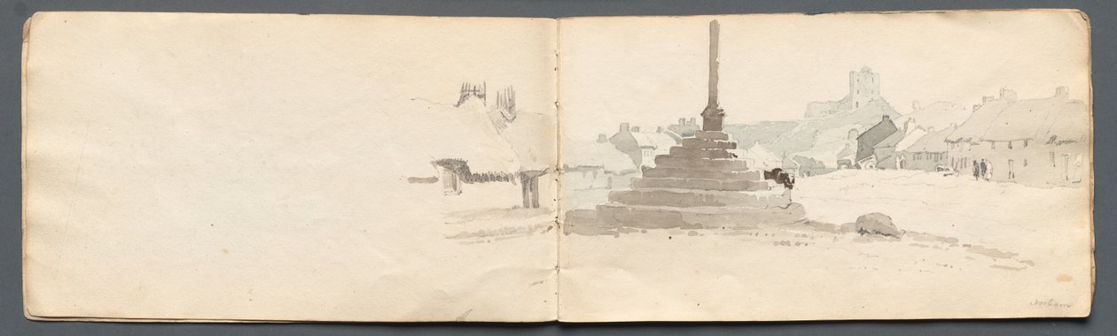 Vázlatfüzet: Norham alkotó: Samuel Prout