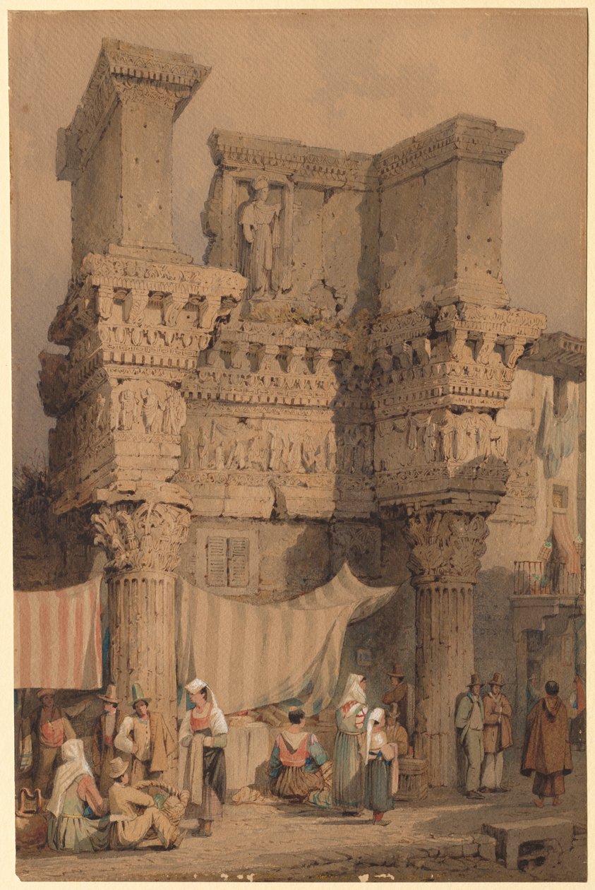 Nerva fóruma, Róma alkotó: Samuel Prout