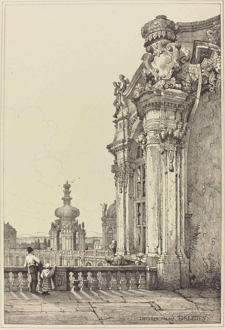 Zwinger palota, Drezda alkotó: Samuel Prout
