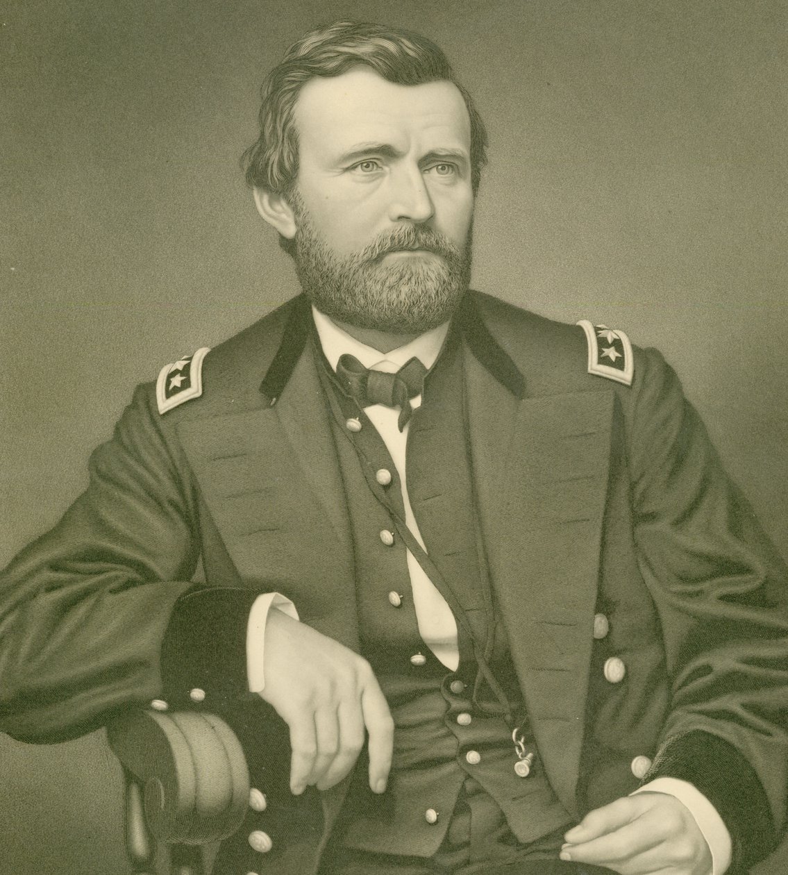 Ulysses S. Grant tábornok (kivágva) alkotó: Samuel Sartain