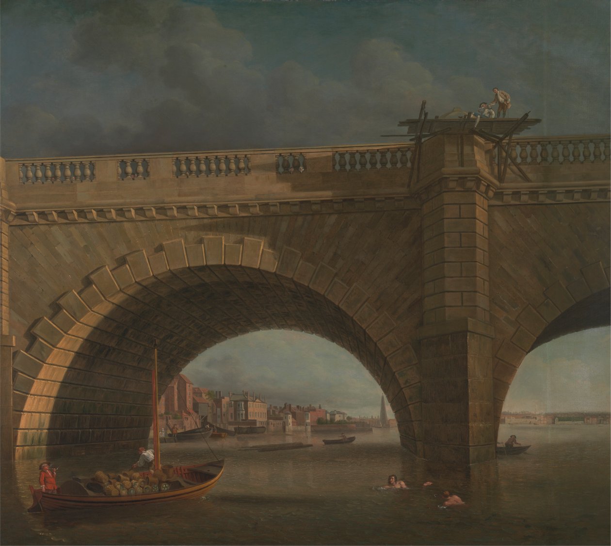 A Westminster híd ívei alkotó: Samuel Scott