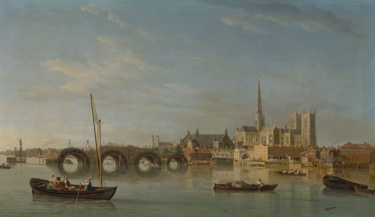 A Westminster híd épülete alkotó: Samuel Scott