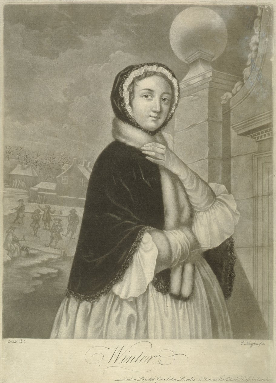 Tél (mezzotint) alkotó: Samuel Wale