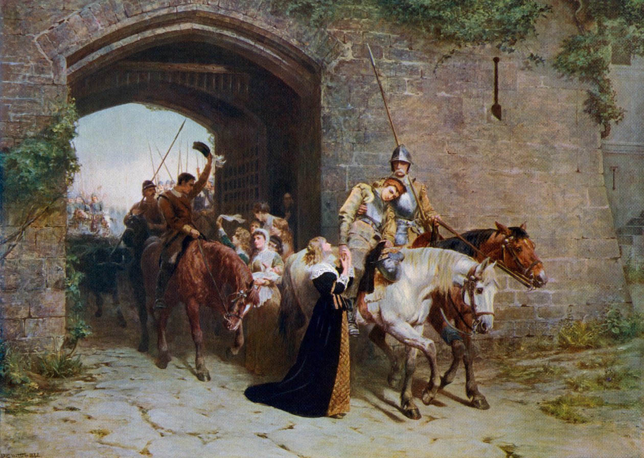 „Sweethearts and Wives”, 1882, 1912. alkotó: Samuel Waller