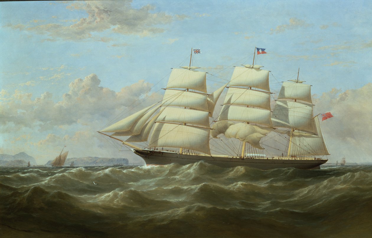A brit kereskedő, Clifford hazatér első útjáról Indiába alkotó: Samuel Walters