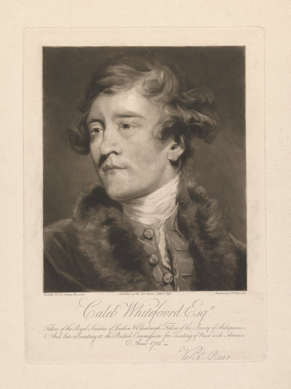 Caleb Whitefoord Esq. alkotó: Samuel William Reynolds