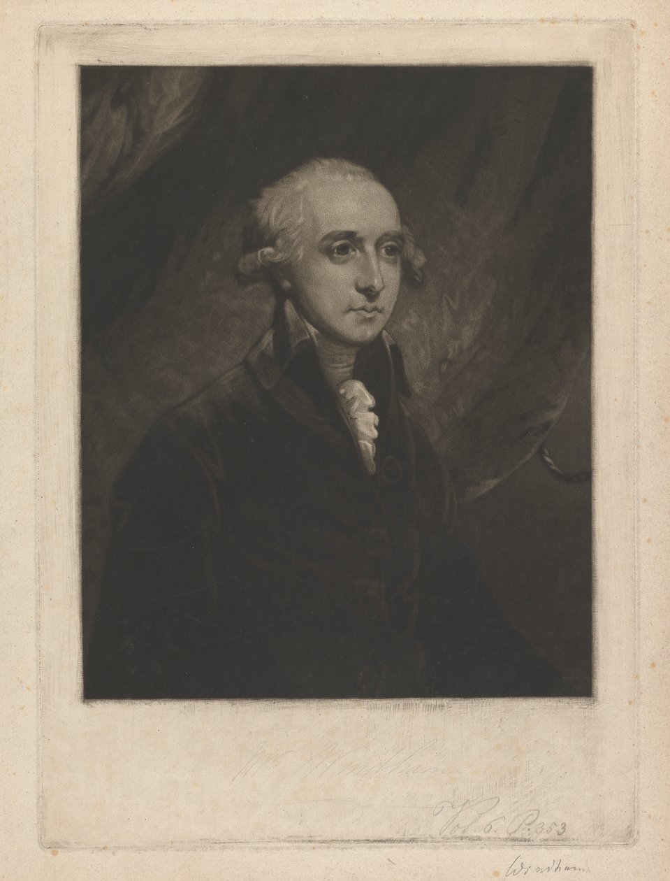 Mr. William Windham alkotó: Samuel William Reynolds