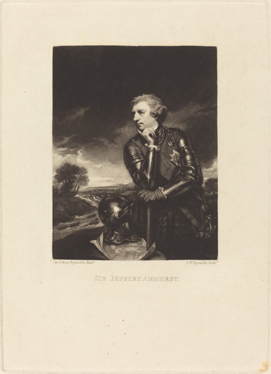 Sir Jeffery Amherst alkotó: Samuel William Reynolds I after Sir Joshua Reynolds