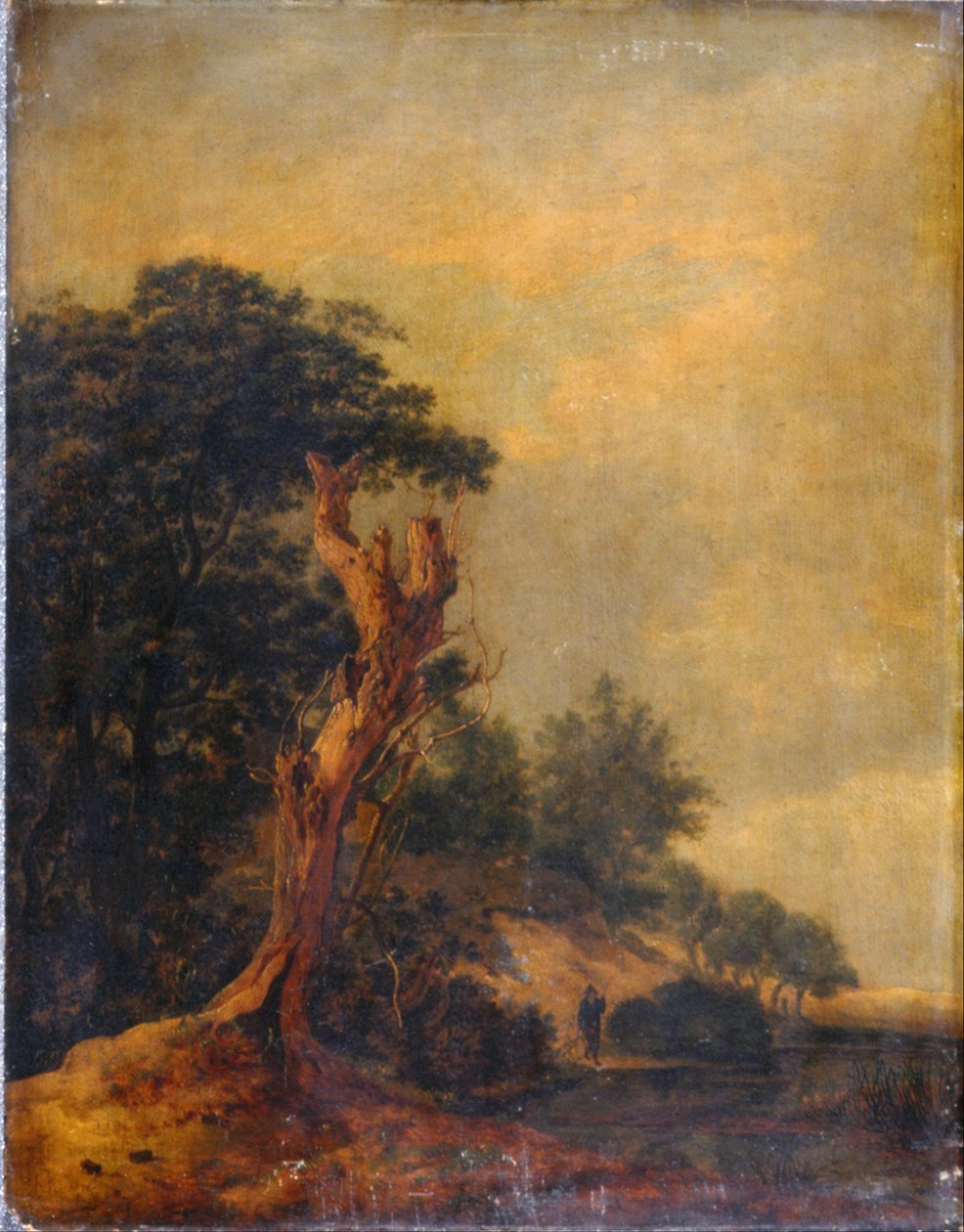 Táj Jacob Ruisdael utánzatában alkotó: Samuel Woodburn