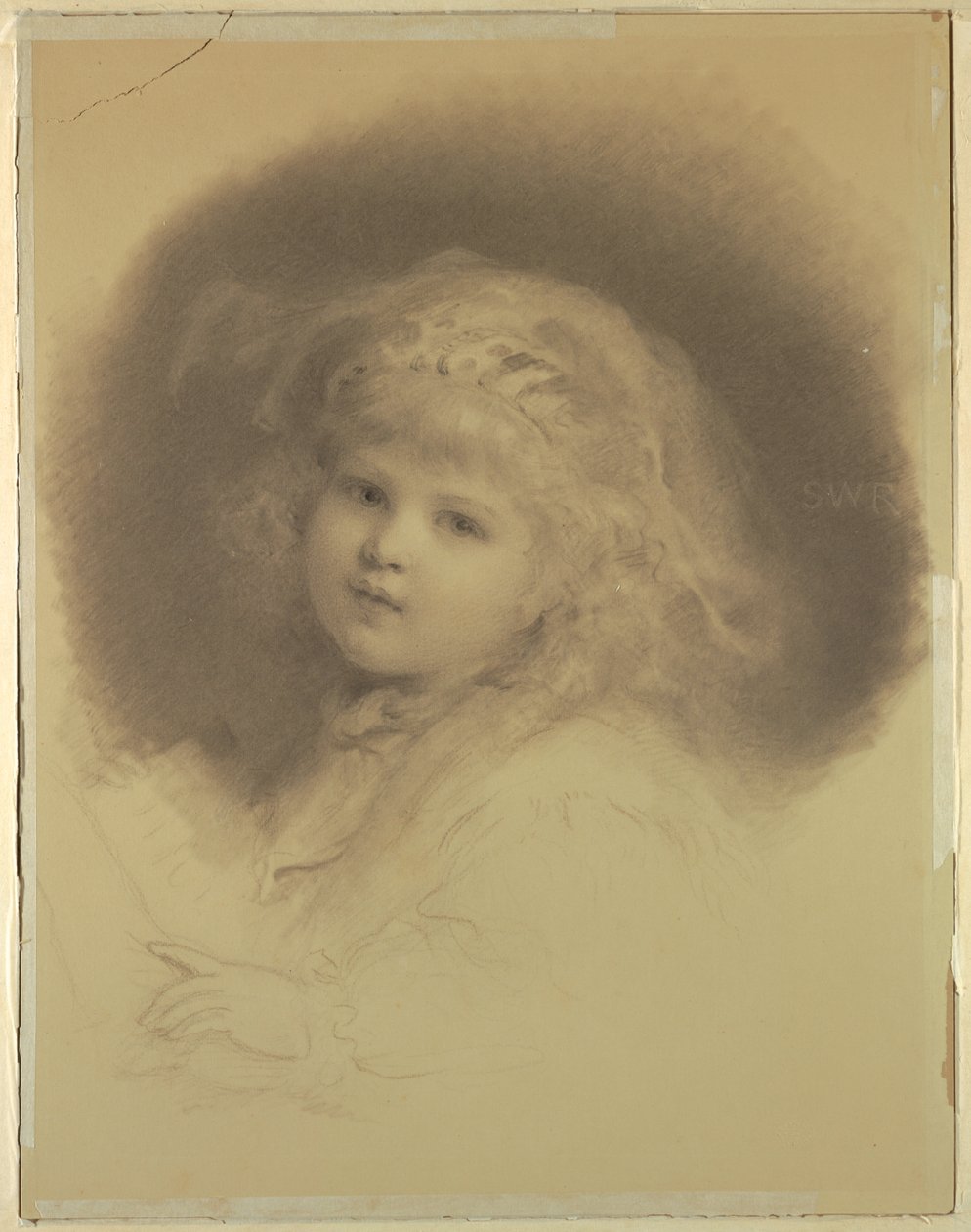 Egy fiatal lány portréja alkotó: Samuel Worcester Rowse