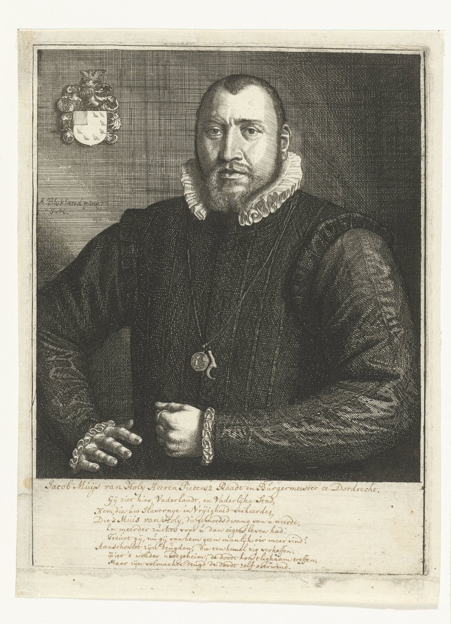 Jacob Muys of Holy portréja alkotó: Samuel van Hoogstraten