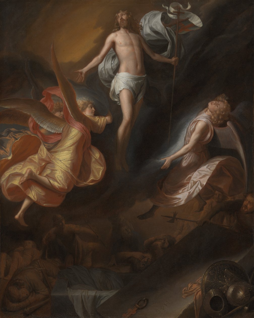 Krisztus feltámadása alkotó: Samuel van Hoogstraten