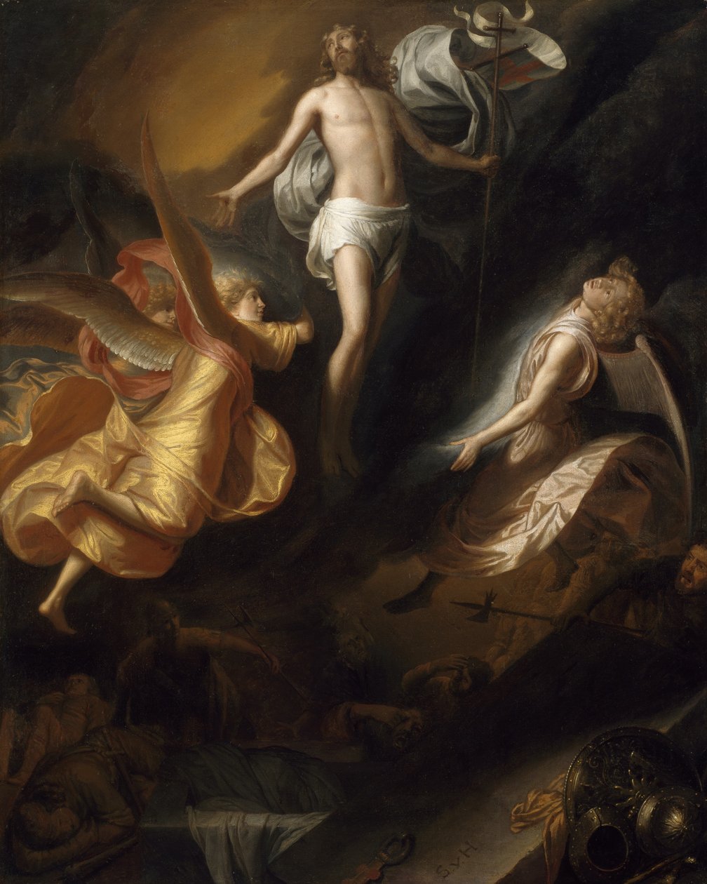 Krisztus feltámadása, 1665-70 alkotó: Samuel van Hoogstraten