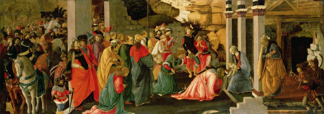 A mágusok imádása, 1470 körül (tempera a panelen) alkotó: Sandro Botticelli