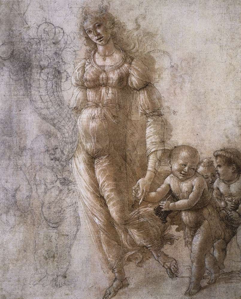 A bőség allegóriája alkotó: Sandro Botticelli