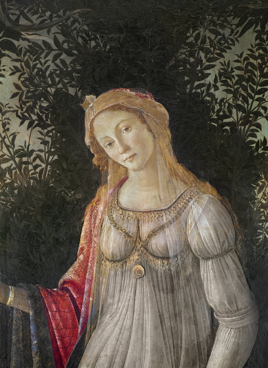 Allegória a tavaszhoz, Vénusz részlete, 1478 körül (tempera, fa) alkotó: Sandro Botticelli