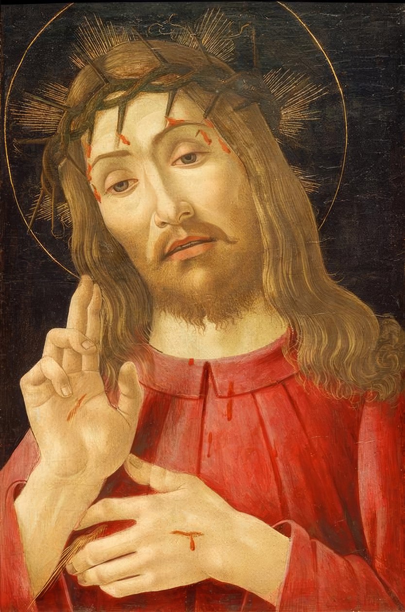 Krisztus mint a fájdalmak embere alkotó: Sandro Botticelli