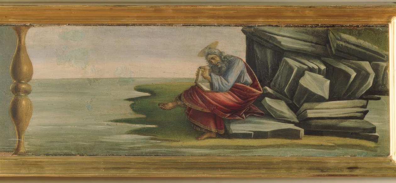 János Patmoszon alkotó: Sandro Botticelli