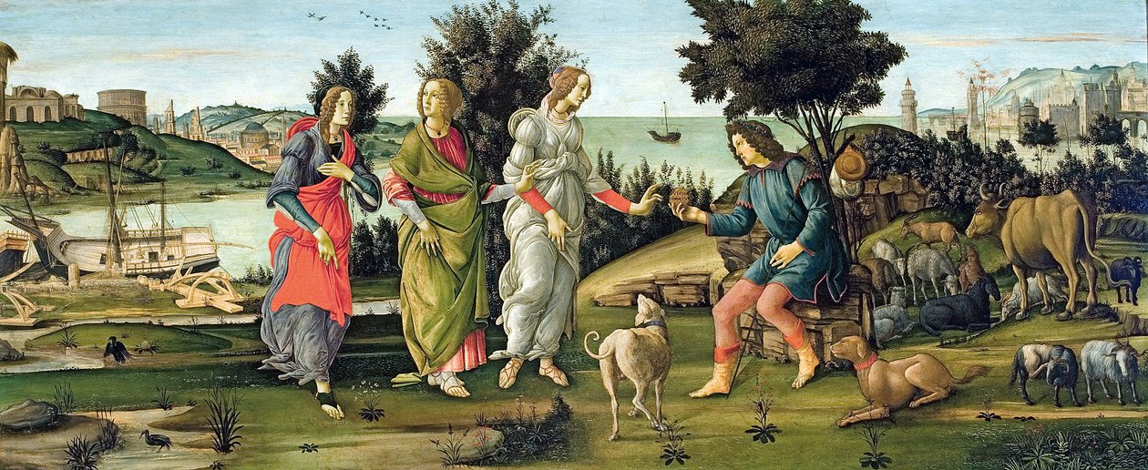 Párizs ítélete alkotó: Sandro Botticelli