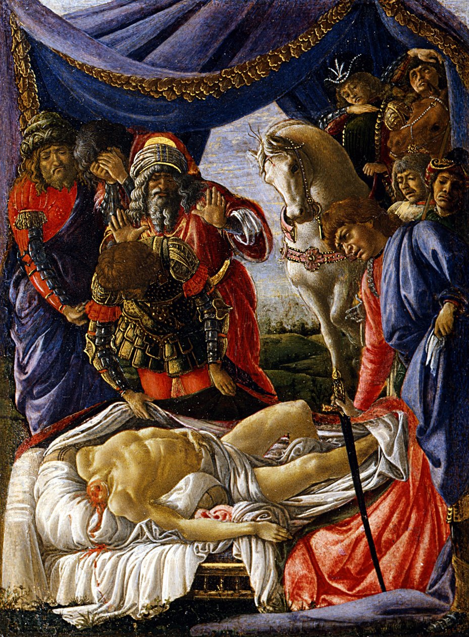 Holofernes holttestének felfedezése és Judit visszatérése alkotó: Sandro Botticelli