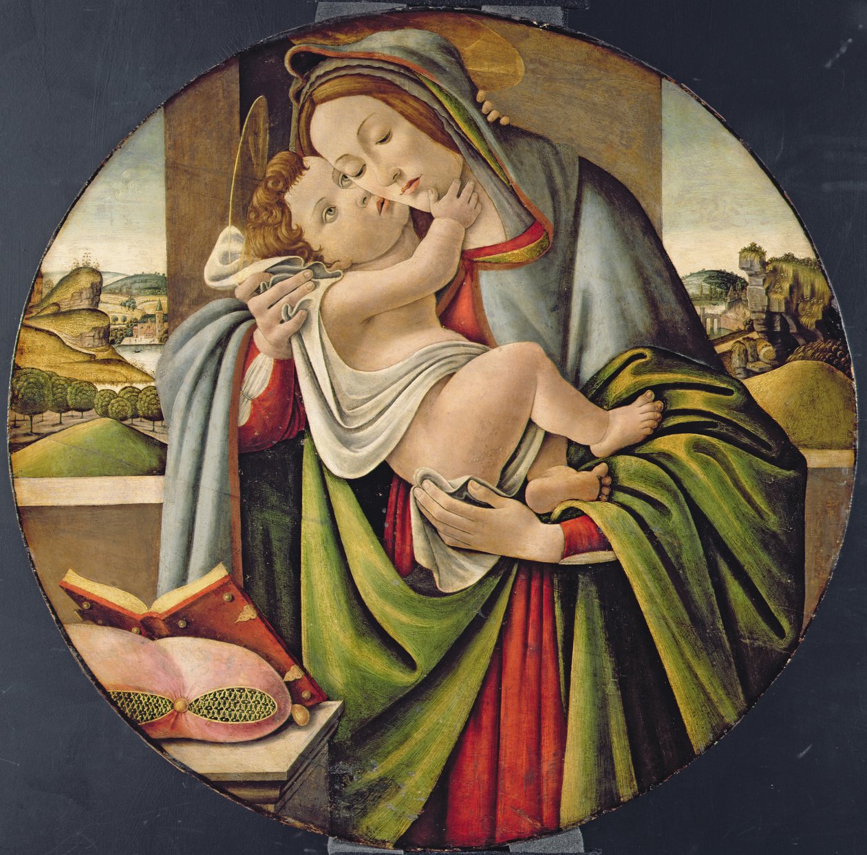 Madonna és gyermeke alkotó: Sandro Botticelli