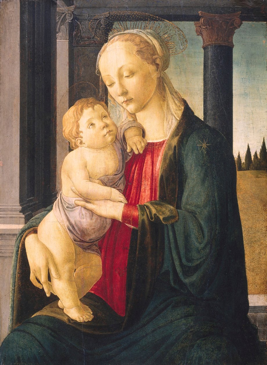 Madonna és gyermeke alkotó: Sandro Botticelli