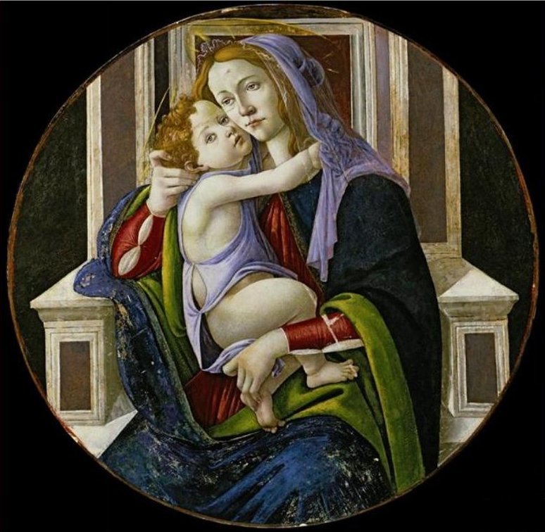 Madonna és gyermeke alkotó: Sandro Botticelli
