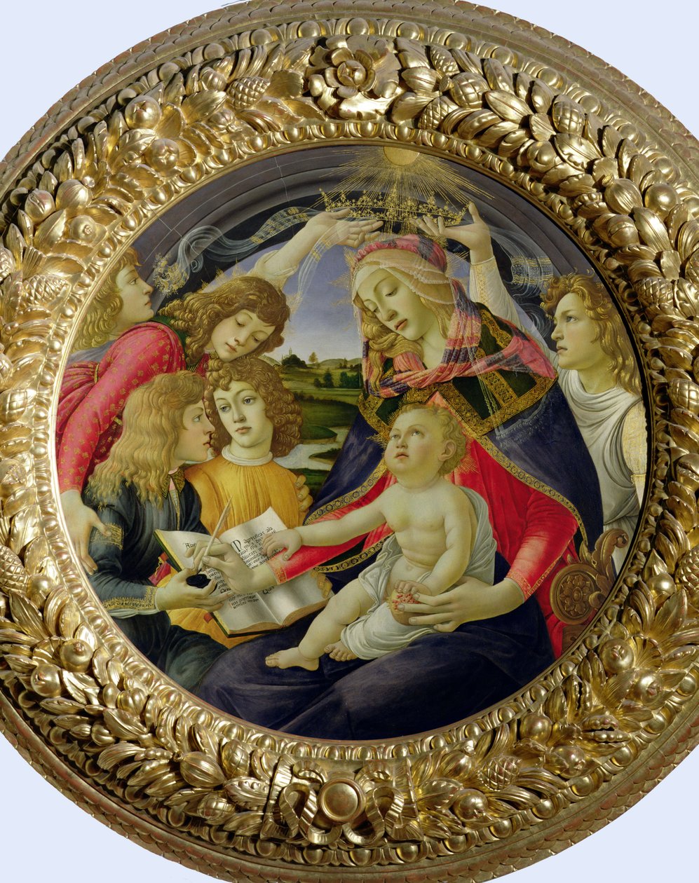 A Magnificat Madonna, 1482 (tempera a panelen) alkotó: Sandro Botticelli