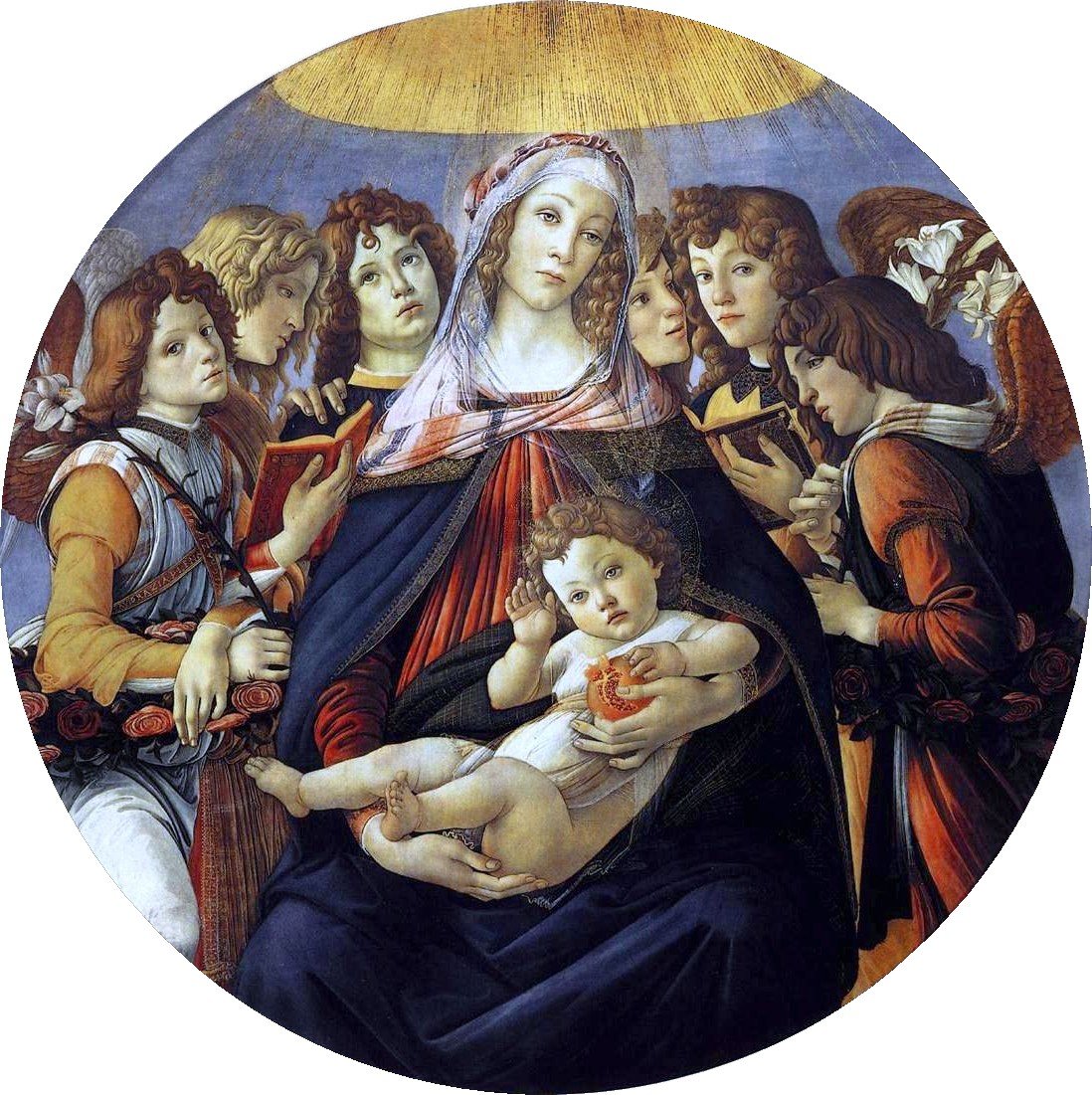 Madonna a gránátalma alkotó: Sandro Botticelli