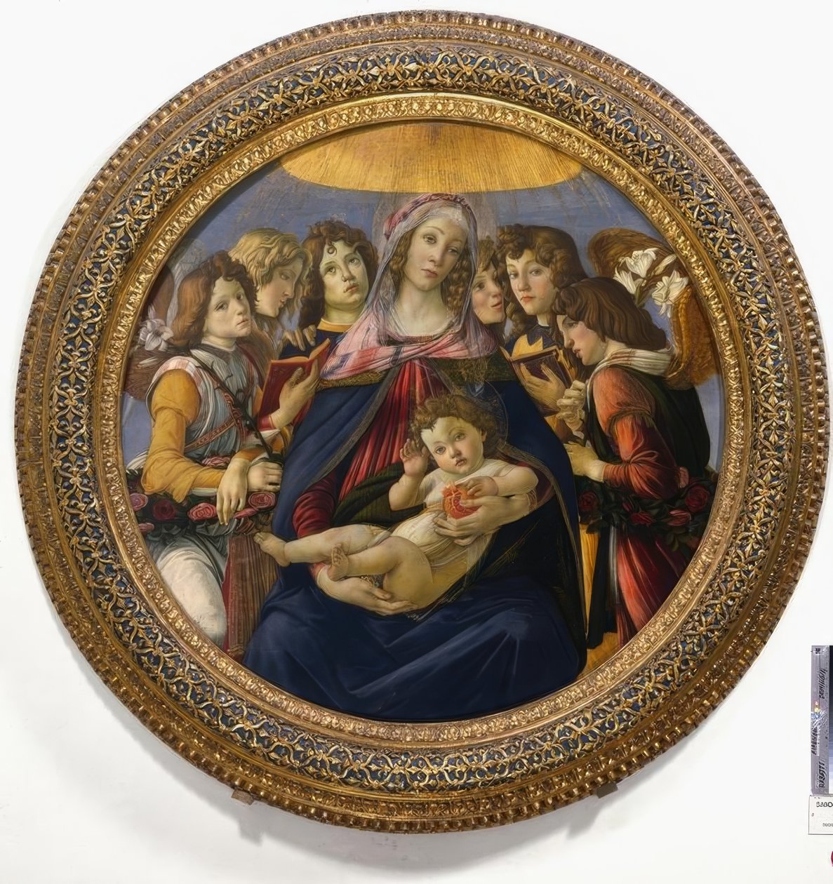 Mária a gyermekkel és hat angyallal alkotó: Sandro Botticelli