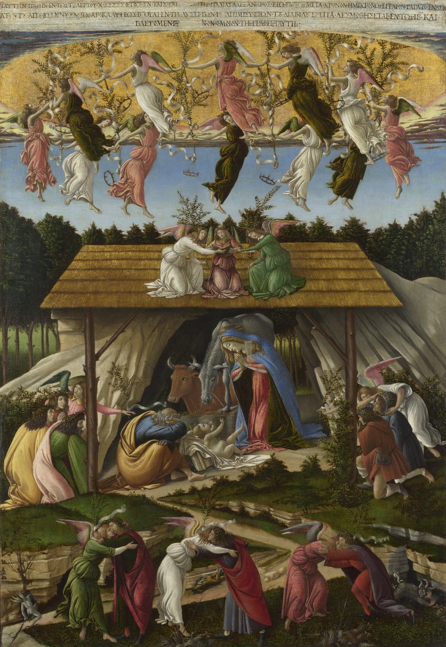 Misztikus Születés alkotó: Sandro Botticelli
