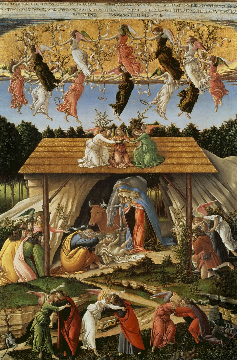Misztikus születés, 1500 alkotó: Sandro Botticelli
