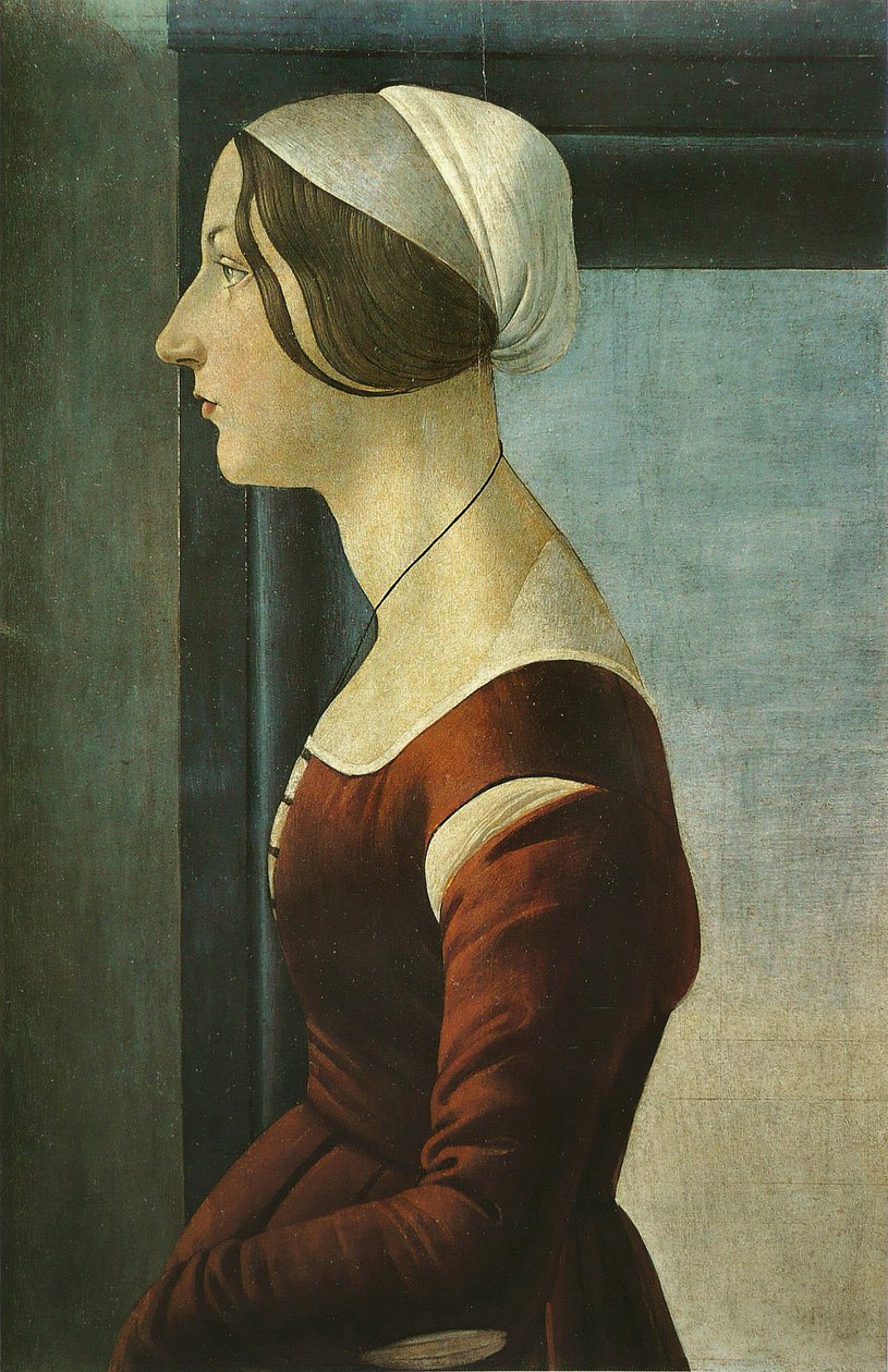 Egy nő portréja alkotó: Sandro Botticelli