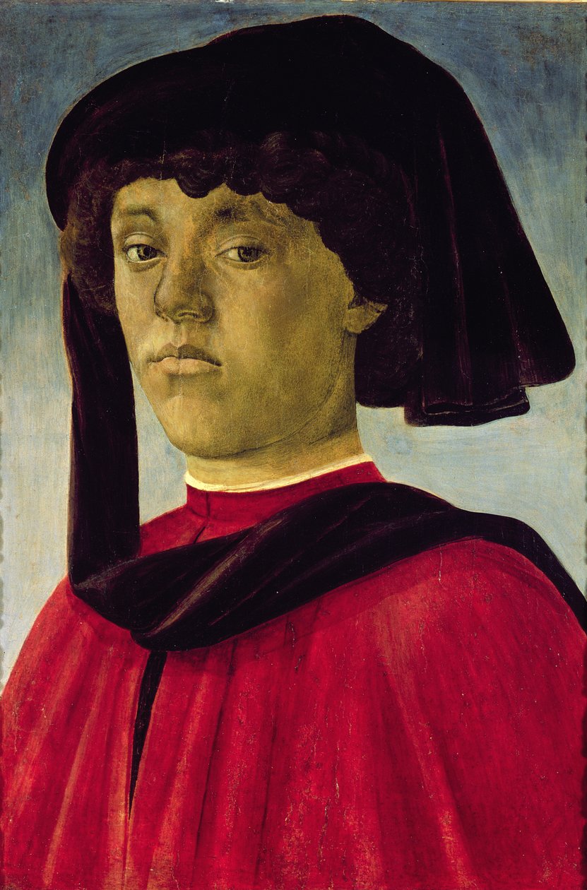 Egy fiatal férfi portréja alkotó: Sandro Botticelli