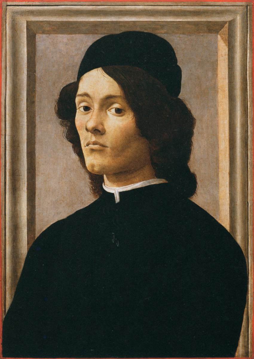 Egy fiatal portréja alkotó: Sandro Botticelli