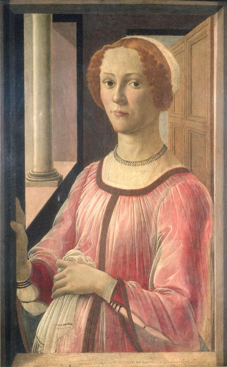 Smeralda Bandinelli, Baccio Bandinelli szobrász nagymamája, 1471 körül (tempera a táblán) alkotó: Sandro Botticelli