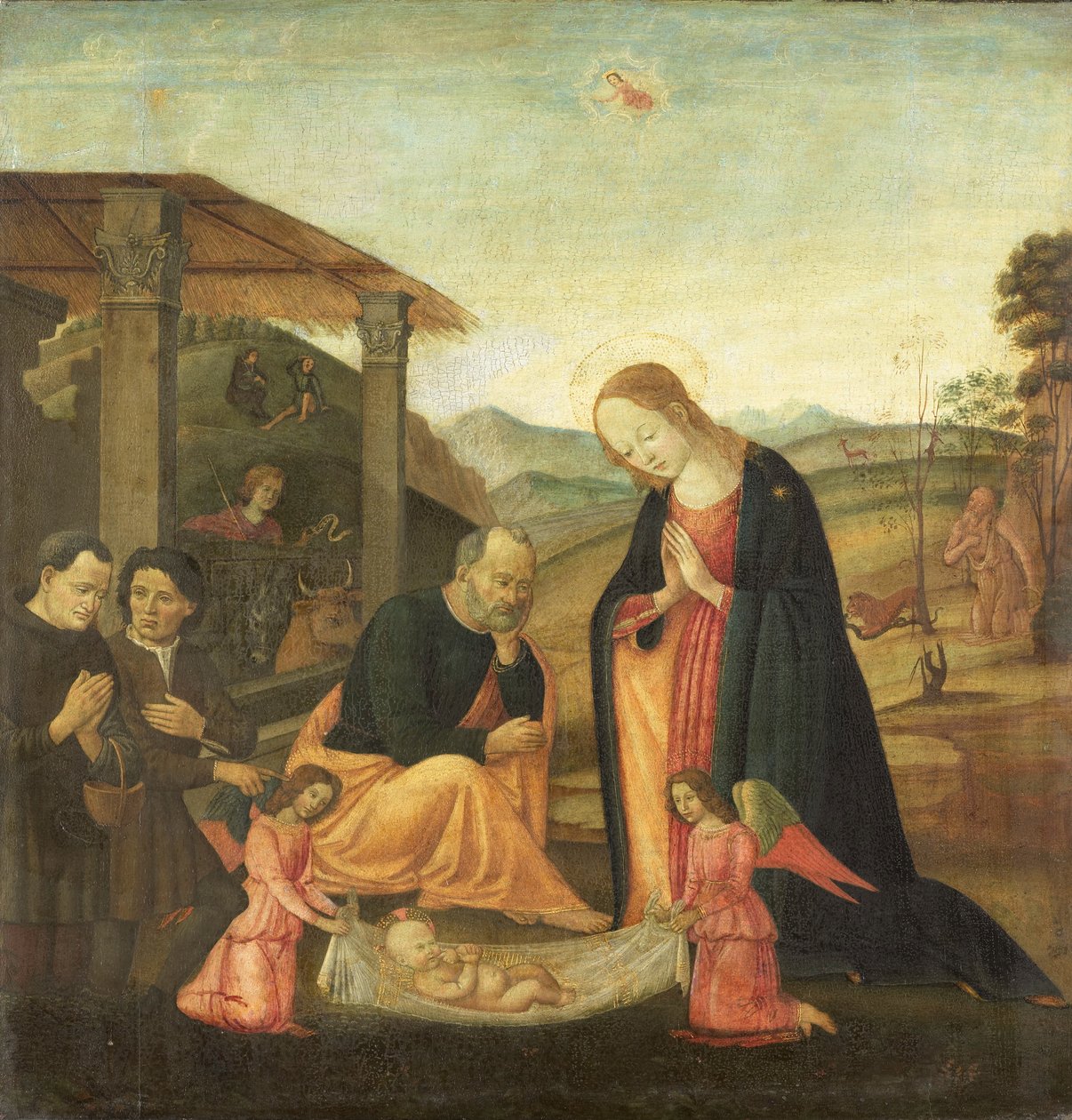 A gyermek imádása alkotó: Sandro Botticelli
