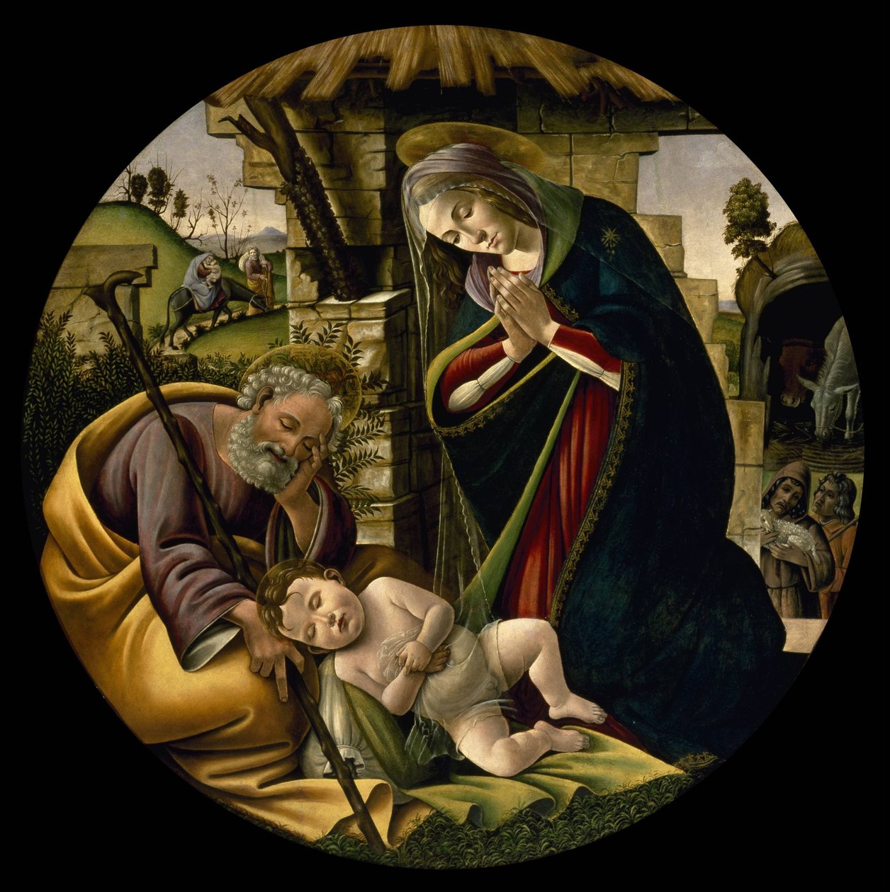 A Krisztus gyermek imádása alkotó: Sandro Botticelli