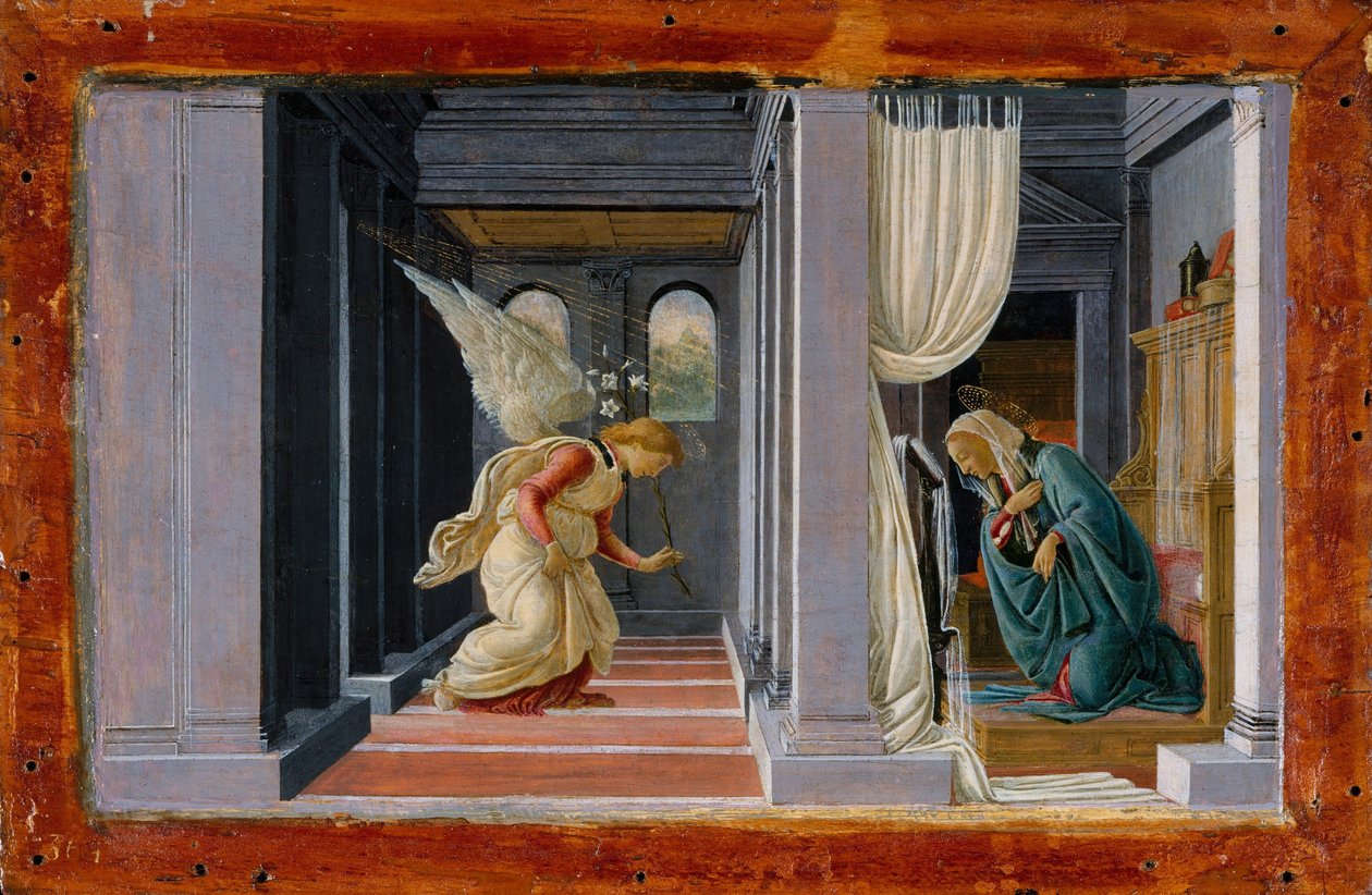 Az Angyali üdvözlet alkotó: Sandro Botticelli