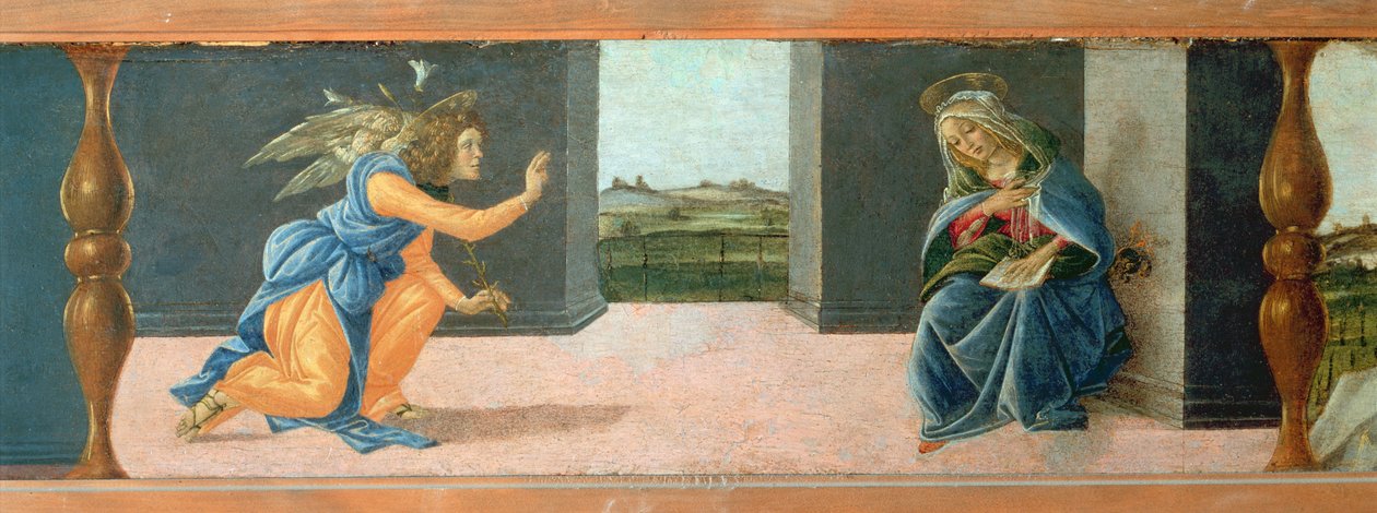 A Szent Márk oltárkép predella táblája, 1488-90 körül (tempera, tábla) (lásd 44363 és 44381) alkotó: Sandro Botticelli