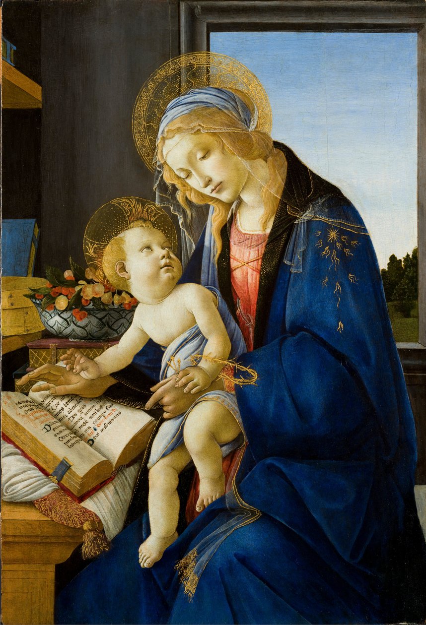 A Szűz és a gyermek alkotó: Sandro Botticelli