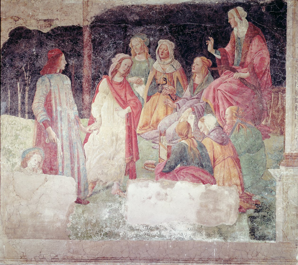 Fiatalembert köszöntött a Seven Liberal Arts, a Villa Lemmiből alkotó: Sandro Botticelli