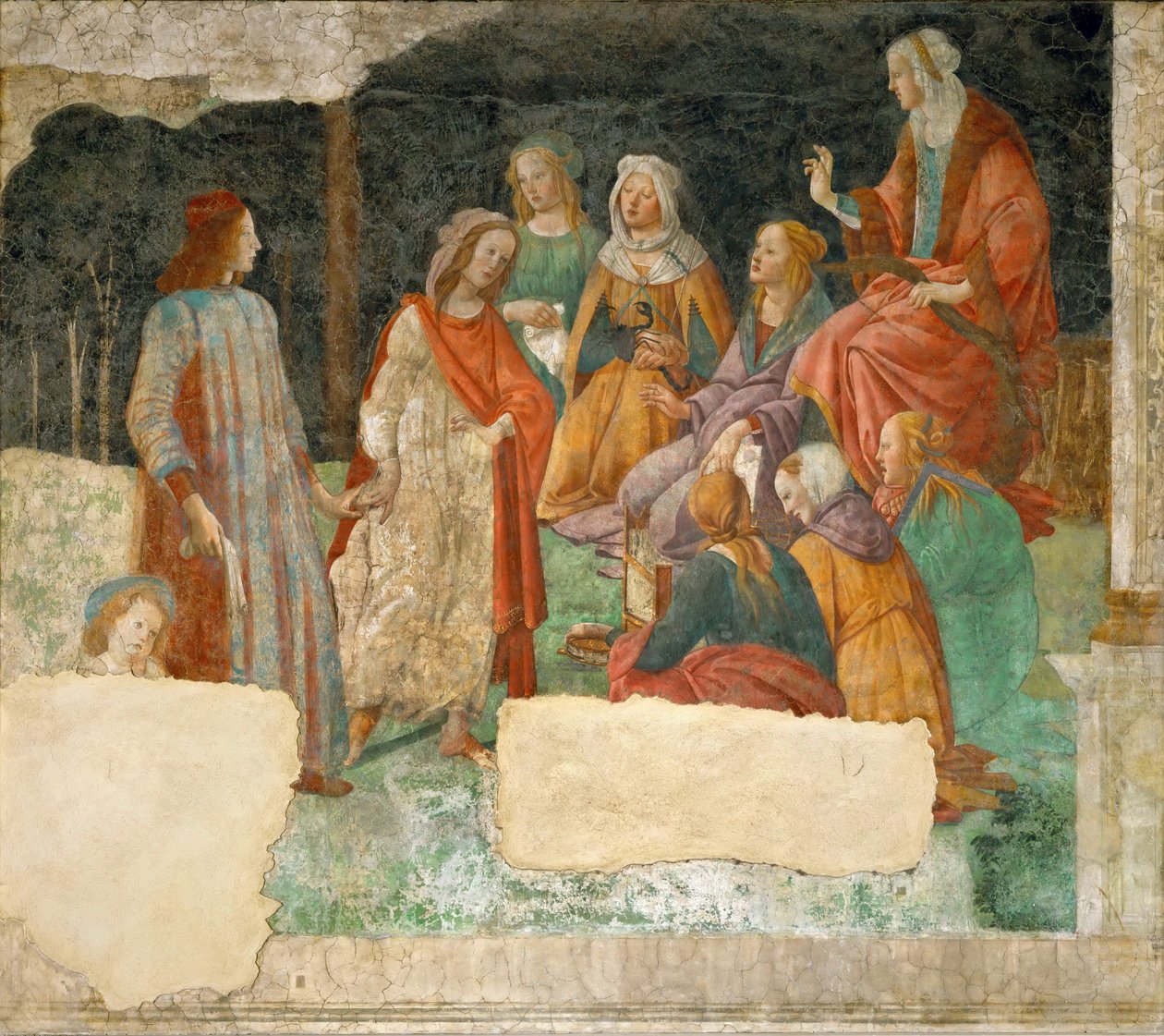 Egy fiatal férfit bemutatnak a hét szabad művészetnek alkotó: Sandro Botticelli