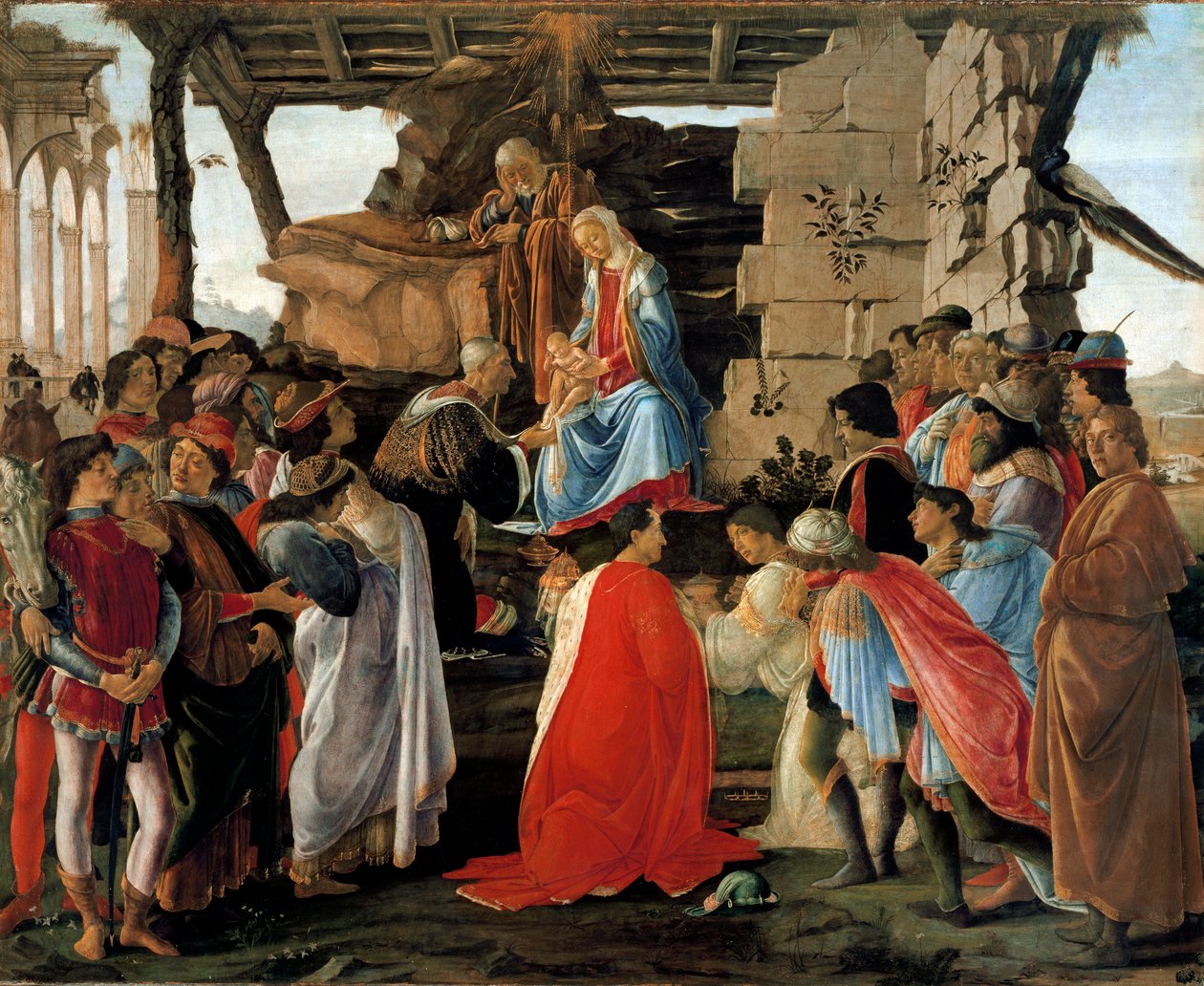 A bölcsek imádása, 1475 körül (tempera, tábla) alkotó: Sandro (1444/5 1510) Botticelli