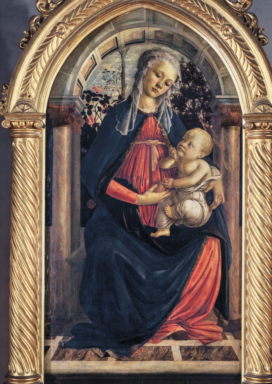 A rózsakert Madonnája alkotó: Sandro (1444/5-1510) Botticelli