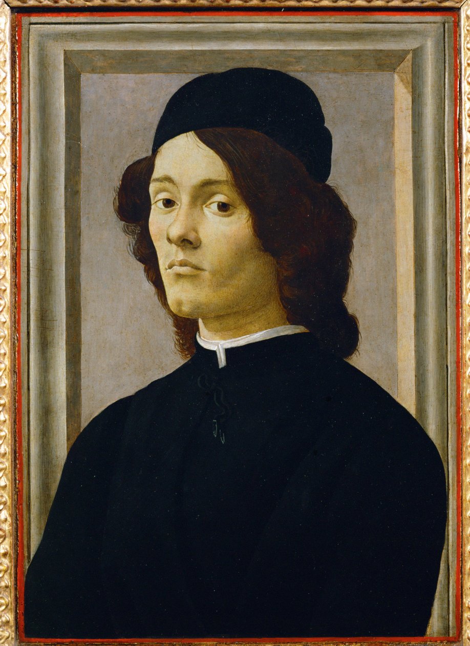 Egy fiatalember portréja ... alkotó: Sandro (1444/5-1510) Botticelli