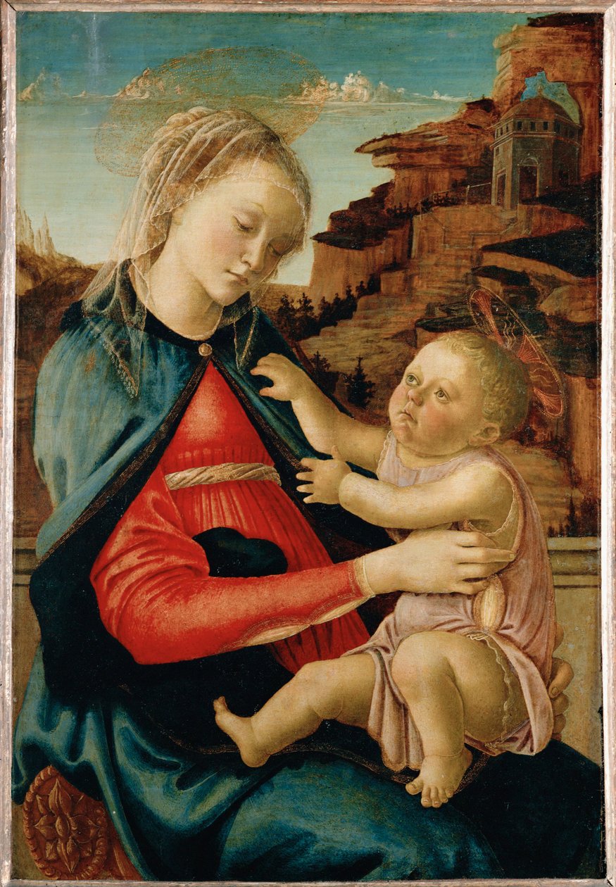 Szűz és gyermeke ... alkotó: Sandro (1444/5-1510) Botticelli