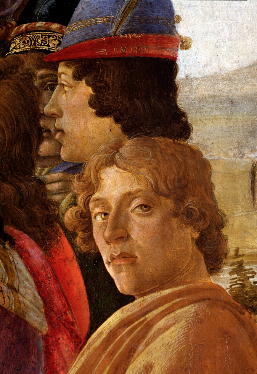 A mágusok imádása, részlet alkotó: Sandro Botticelli